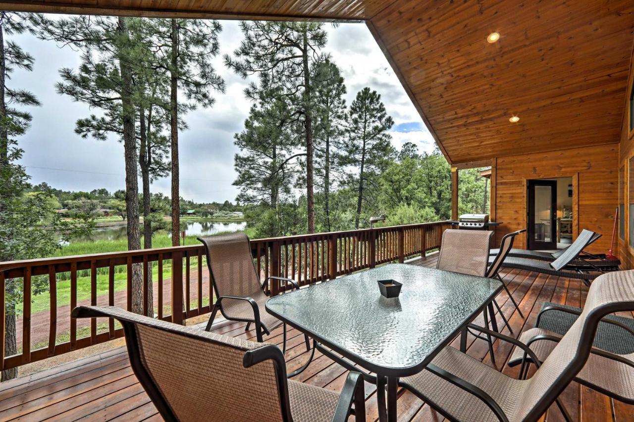 Serene Lakeside Cabin With Decks And Edler Lake Views! Pinetop-Lakeside Exteriér fotografie